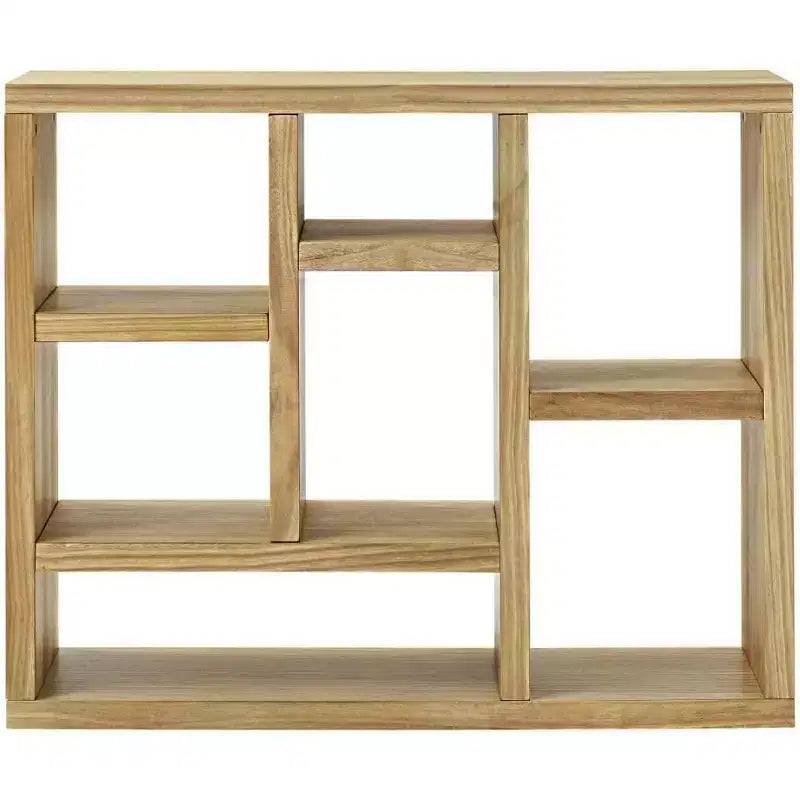 Open Shelf Bookcase, 7-Cube Freestanding Display Storage Cabinet, for Entryway, Living Room