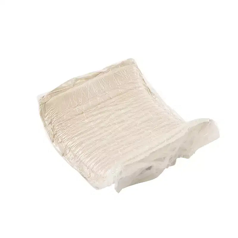 Velvet Ottoman Compressed Footstool, Plush Upholstered Footrest for Living Room Bedroom Sofa