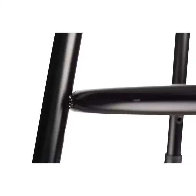 30" Heavy Duty Steel Barstools Black - : No Assembly, Masonite Seat, 300lb Capacity