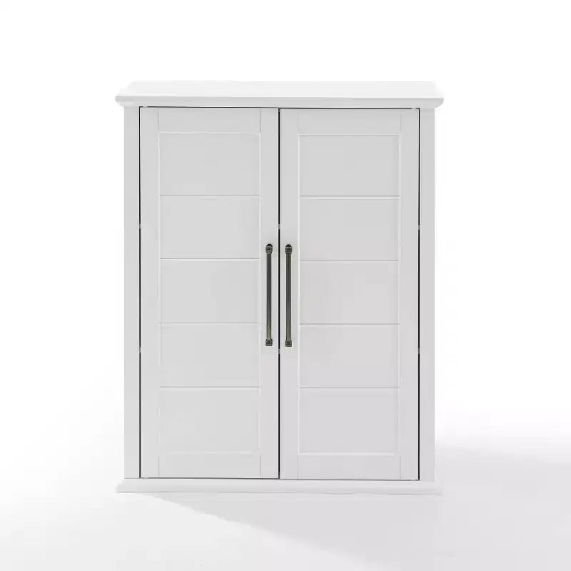 Bartlett Stackable Storage Pantry White - : Coastal Style, 3 Adjustable Shelves, MDF Wood Veneer, Anti-Tip Hardware