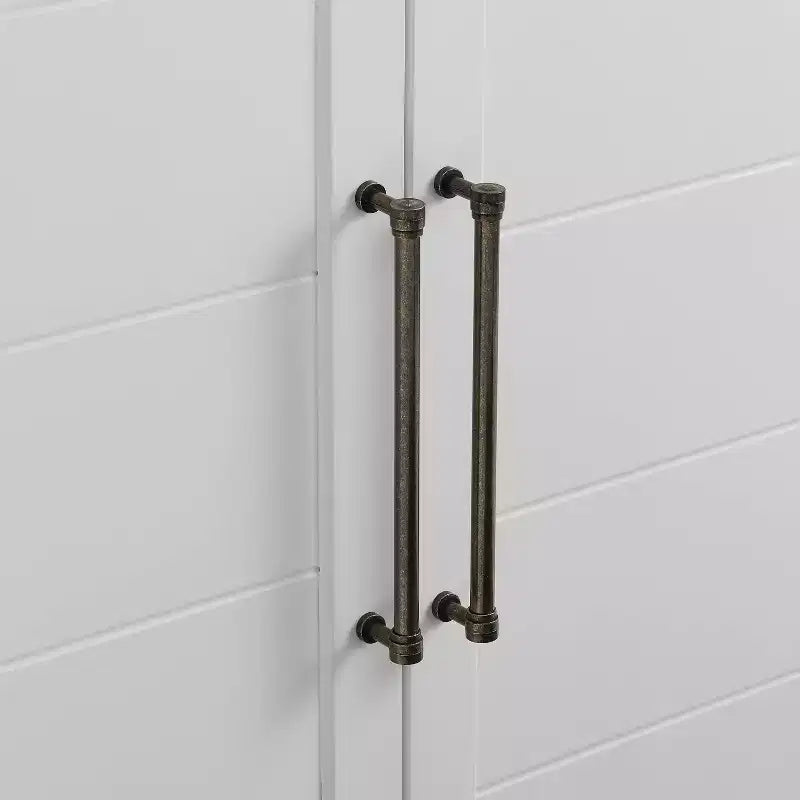 Bartlett Stackable Storage Pantry White - : Coastal Style, 3 Adjustable Shelves, MDF Wood Veneer, Anti-Tip Hardware
