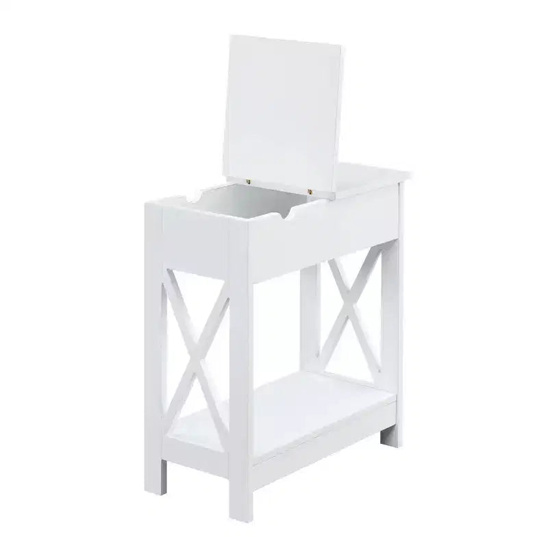 Oxford Flip Top End Table with Charging Station