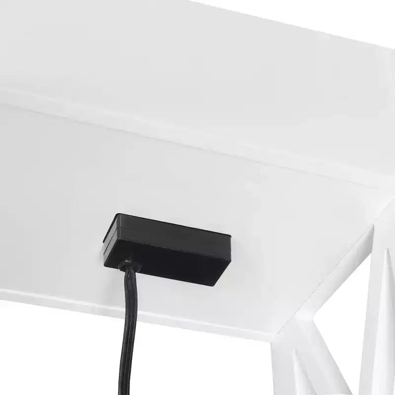Oxford Flip Top End Table with Charging Station