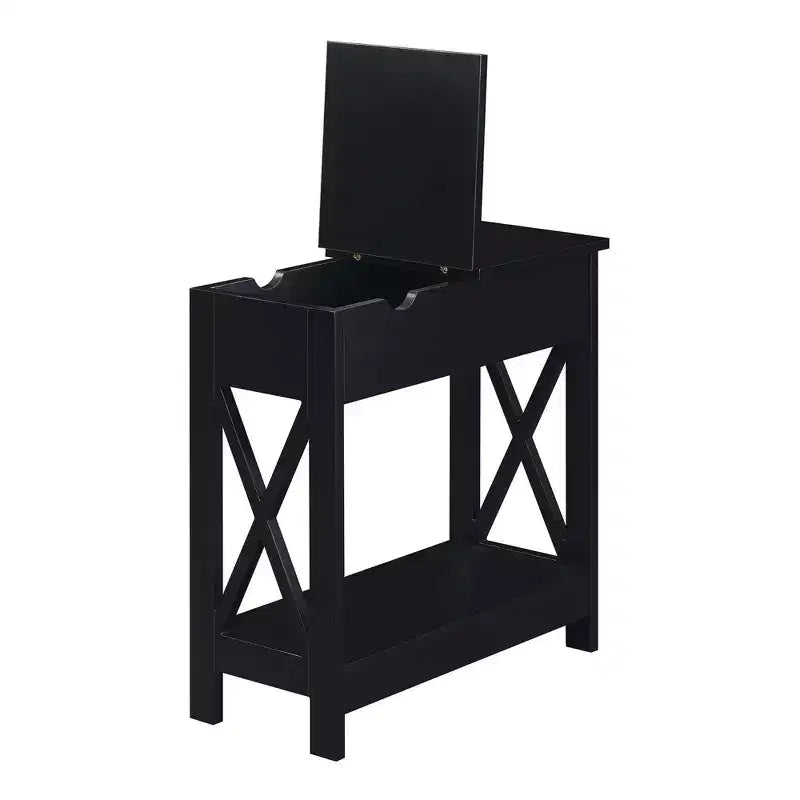 Oxford Flip Top End Table with Charging Station