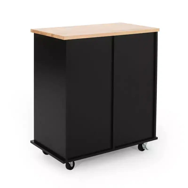 Provence Contemporary Kitchen Cart with Wheels