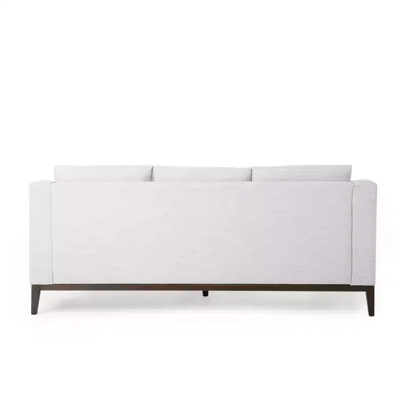 Elliston Contemporary Fabric 3 Seater Sofa with Accent Pillows