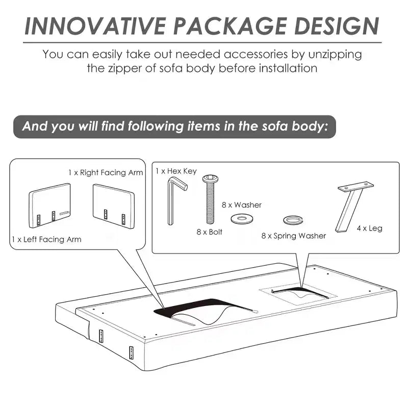Convertible Futon Sofa Bed Folding Recliner w/USB Ports&Power Strip Grey\Blue