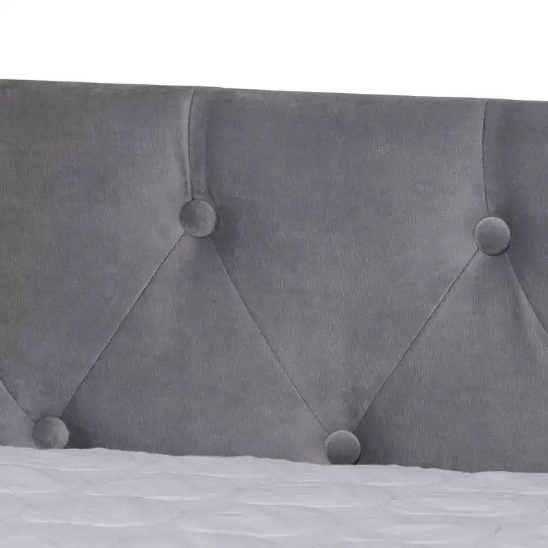 Larkin Velvet Fabric Upholstered Daybed with Trundle